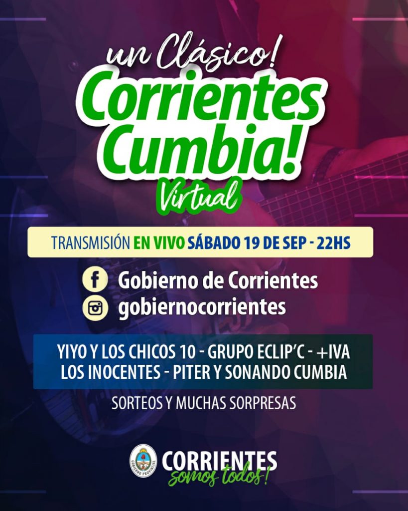 Corrientes Cumbia Virtual para quedarse en casa con Yiyo y Eclip´c