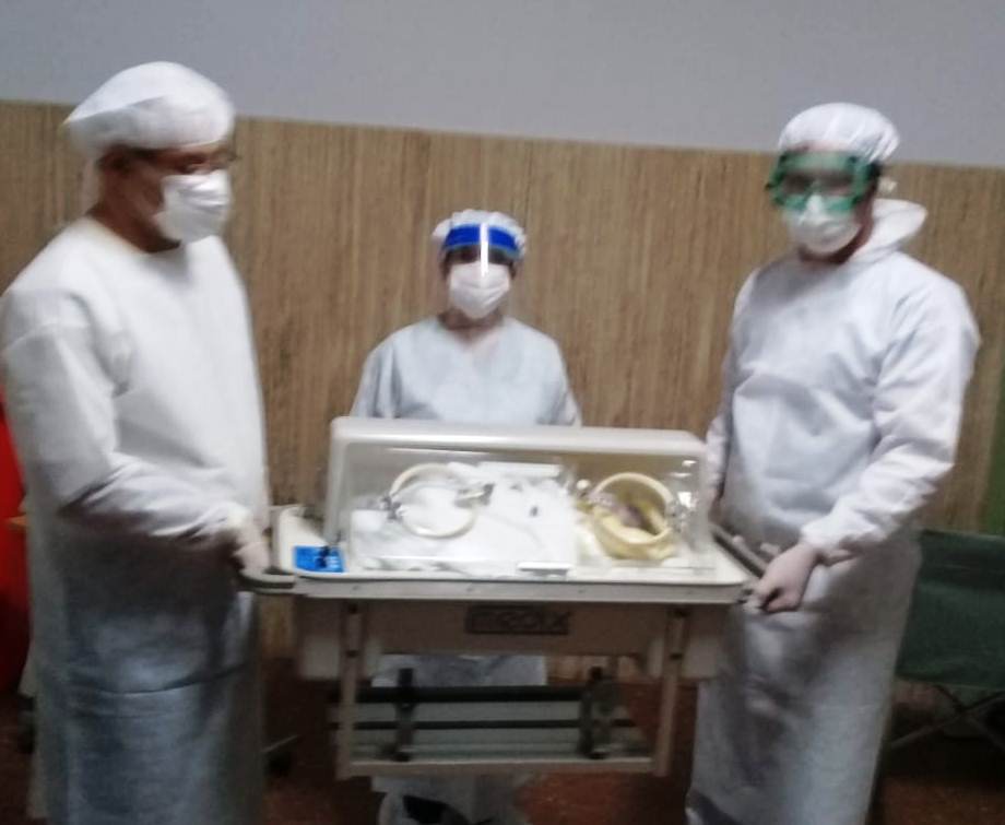 Trigésimo séptimo nacimiento en el Hospital de Campaña