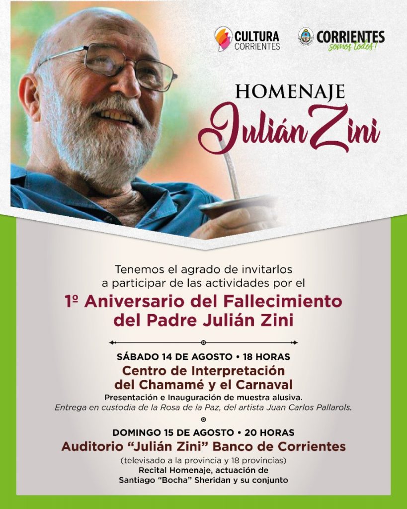 Muestra y recital enhomenaje a Julian Zini