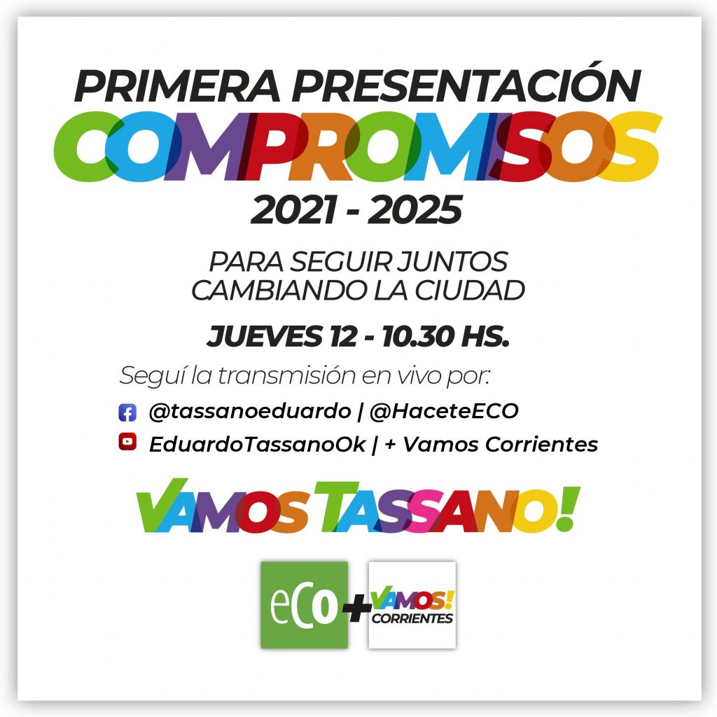 Tassano y Valdés presentarán el primero de los Compromisos 2021-2025