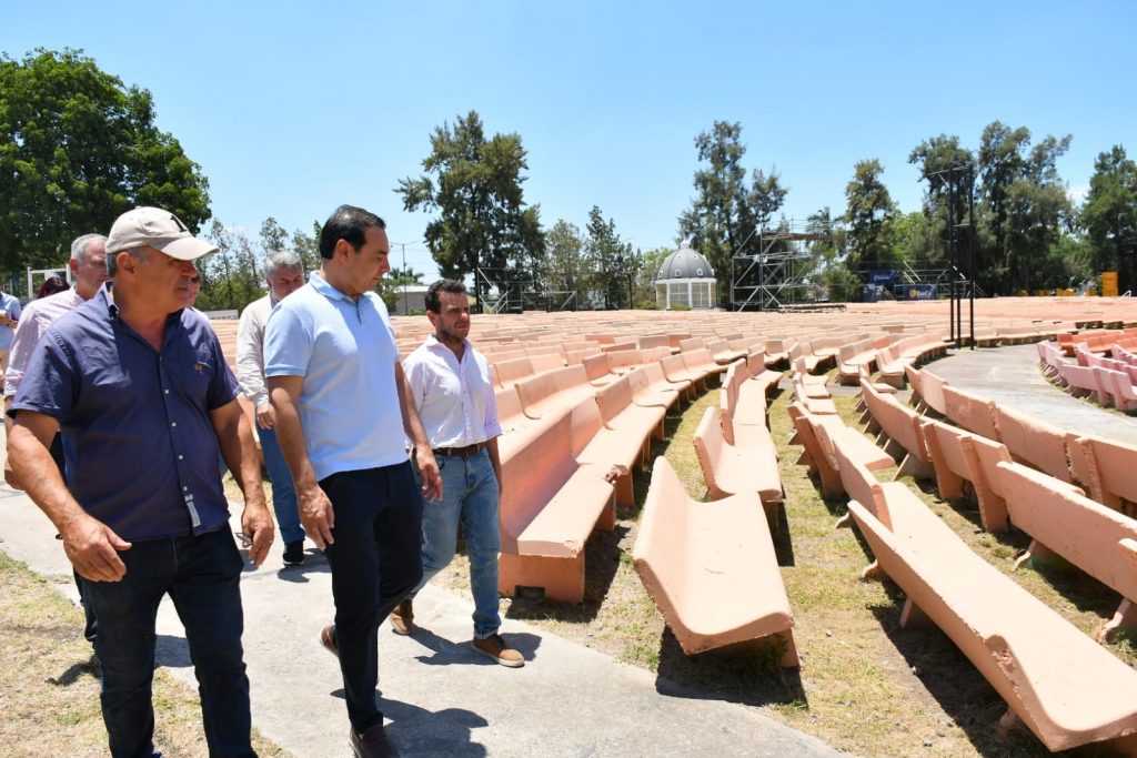 Valdés supervisó las obras de remodelación integral del Anfiteatro ...
